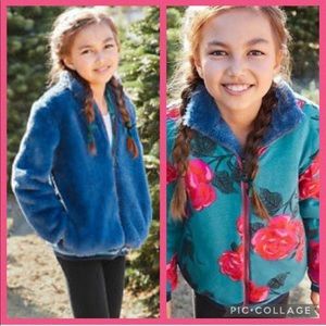Matilda Jane Sleigh Ride Jacket Faux Fur Bomber